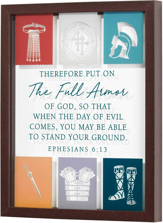 Put On Full Armor of God 12 x 15 MDF Wall and Table Top Frame