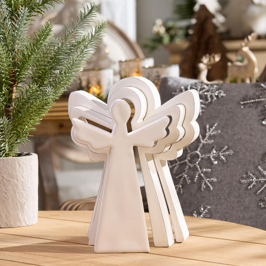Triple Angel Puzzle Tabletop Decorations - 8"