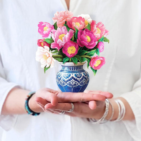 Mini Peony Paradise Pop-Up Card