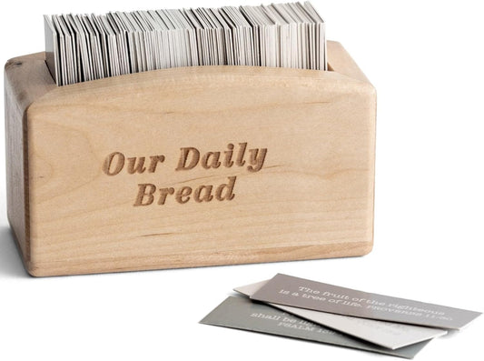 Our Daily Bread Wood Promise Box