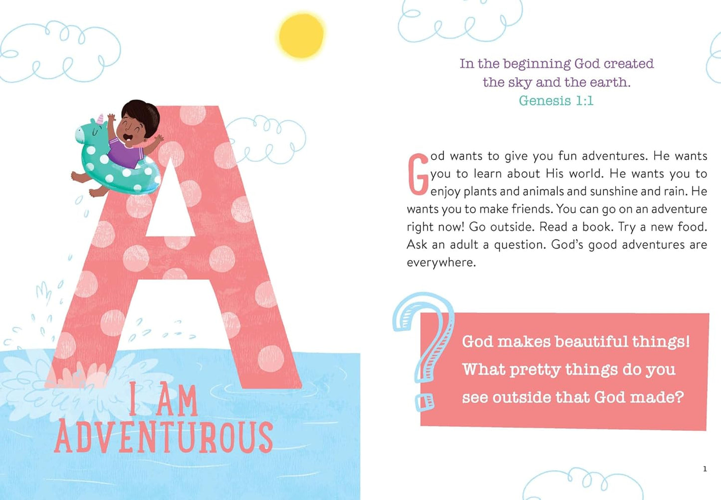 God Made Me from A to Z: 26 Activity Devotions for Curious Little Kids