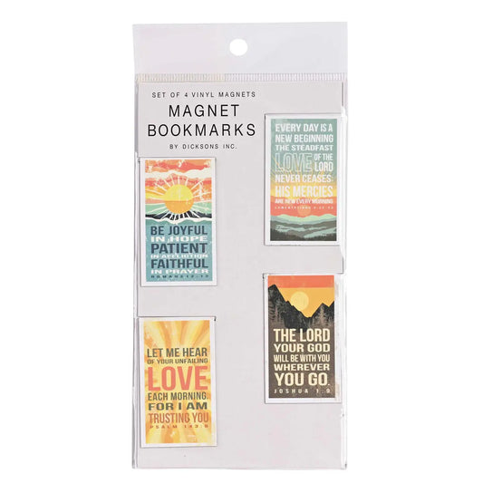 Scriptures Scenic Magnet Bookmark, 4 Pieces