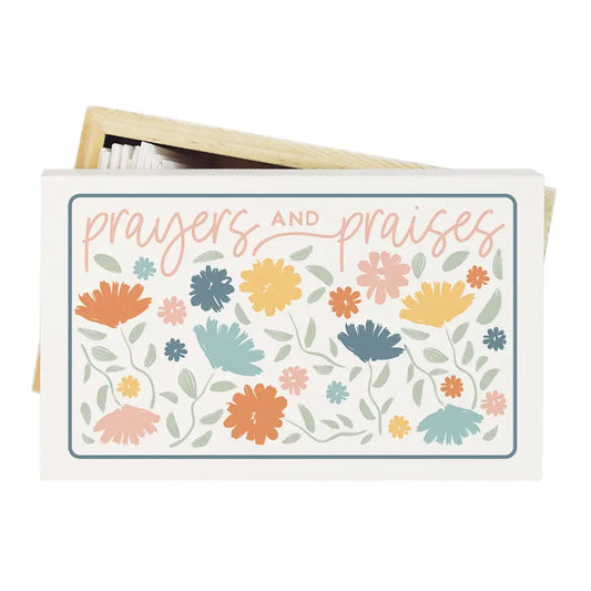 Prayers Praises Flowers - Prayer Box