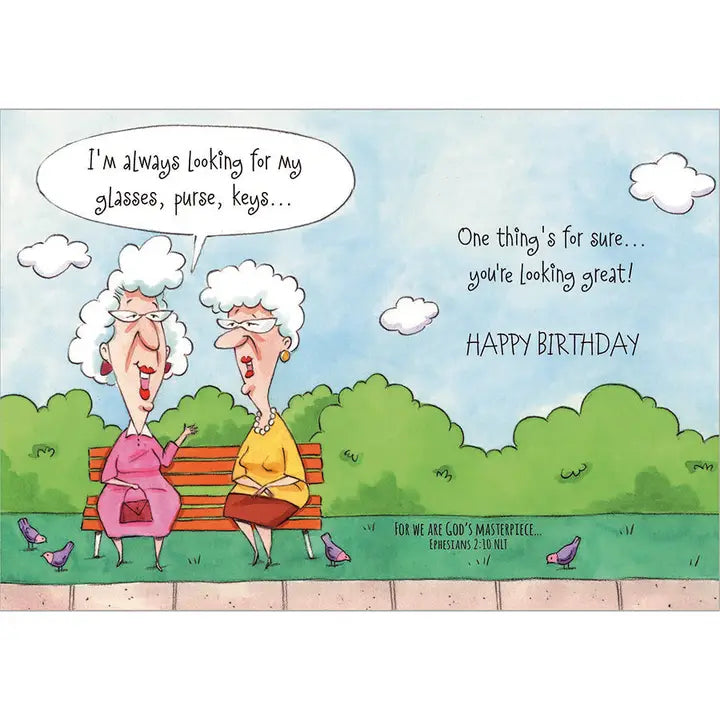 Good Lookers - Faith Birthday Fun Card- SCD42298