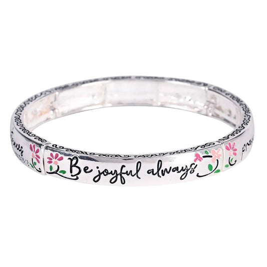 Stretch Bracelet Thessalonians 5 Floral
