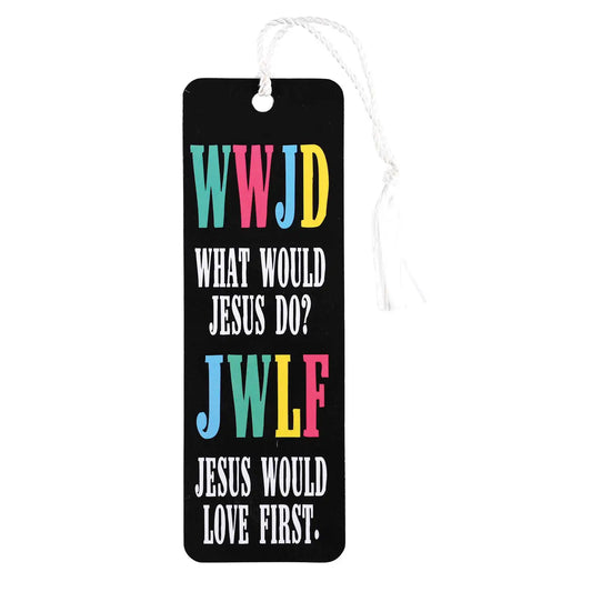 WWJD Jesus Would Love Tassel Bookmark