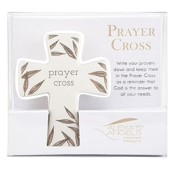 PRAYER CROSS-BUT FIRST  PRAY 4.5"H