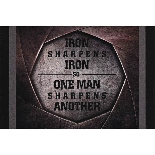 Iron Sharpens Iron Itty Bitty Bookmark