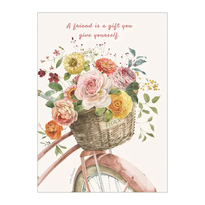 Bike Basket Floral - Faith Birthday Card- SPC114336