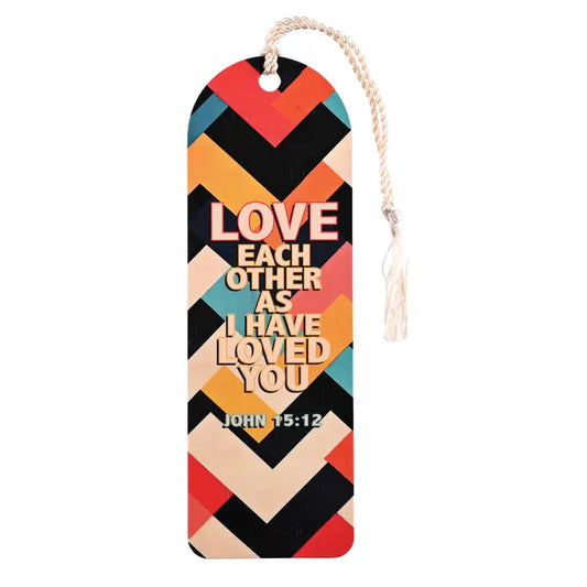 Tassel Bookmark Love Each Other As I