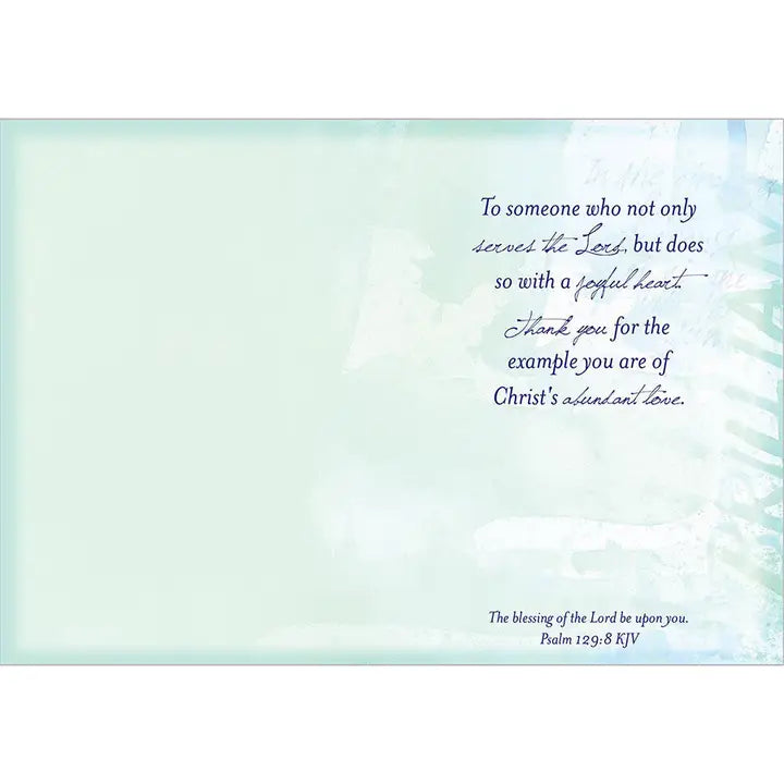Butterfly Praise - Faith Ministry Card- SCD3782