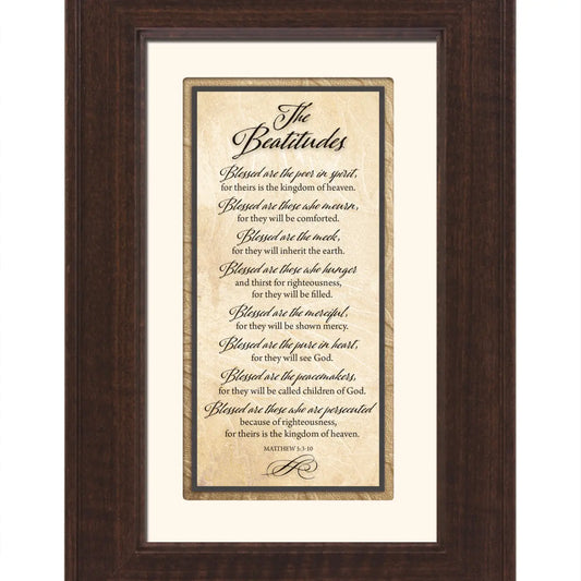 The Beatitudes - Traditions Framed Art 8.5 X 12.5
