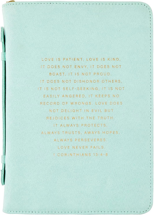 Simply Faith Bible Cover - 1 Corinthians 13:4-8