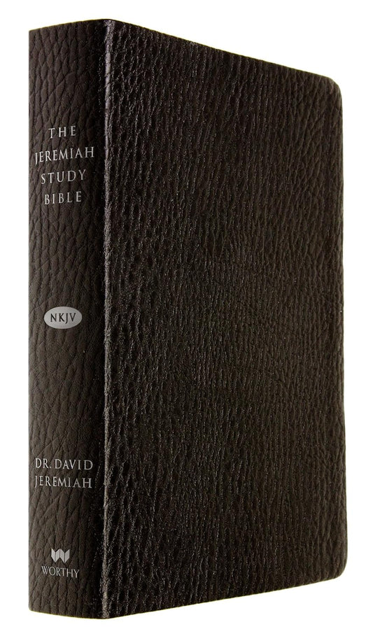 NKJV The Jeremiah Study Bible, Soft leather-look, Black