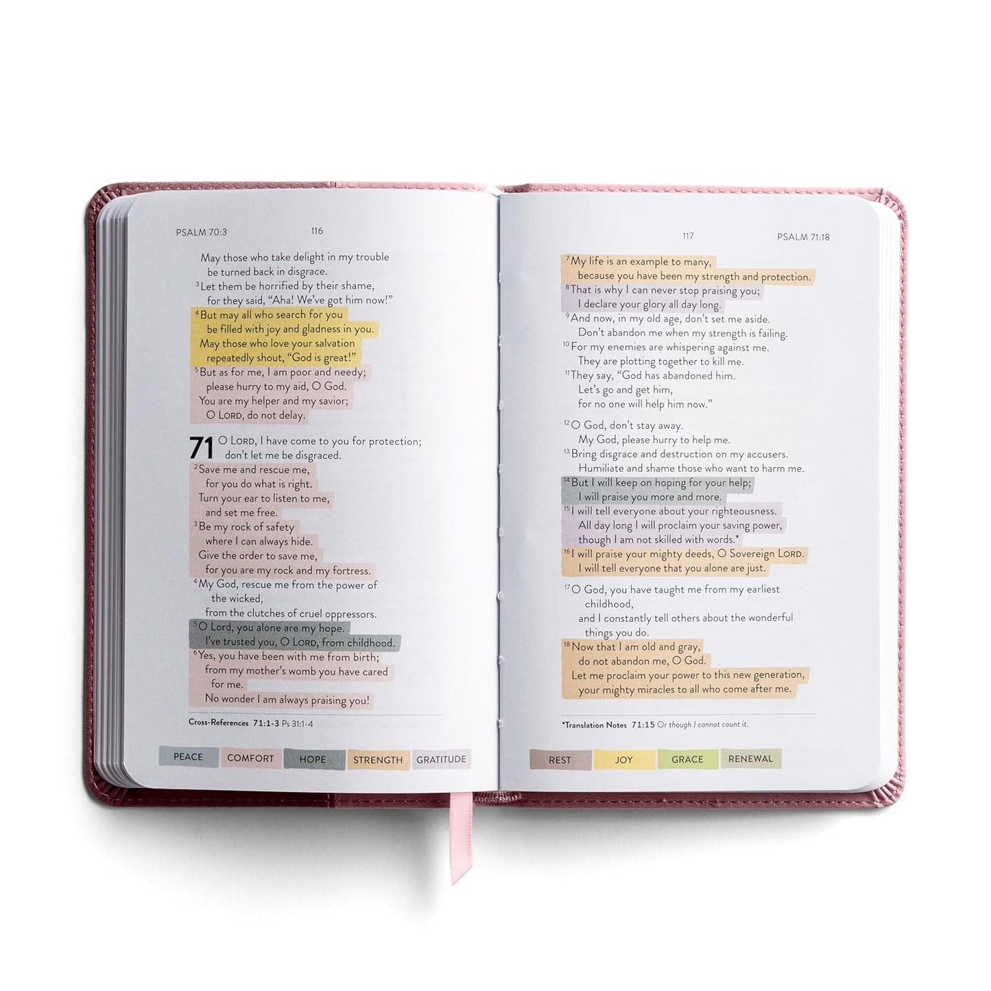 Sanctuary in the Psalms - NLT Scripture Book
