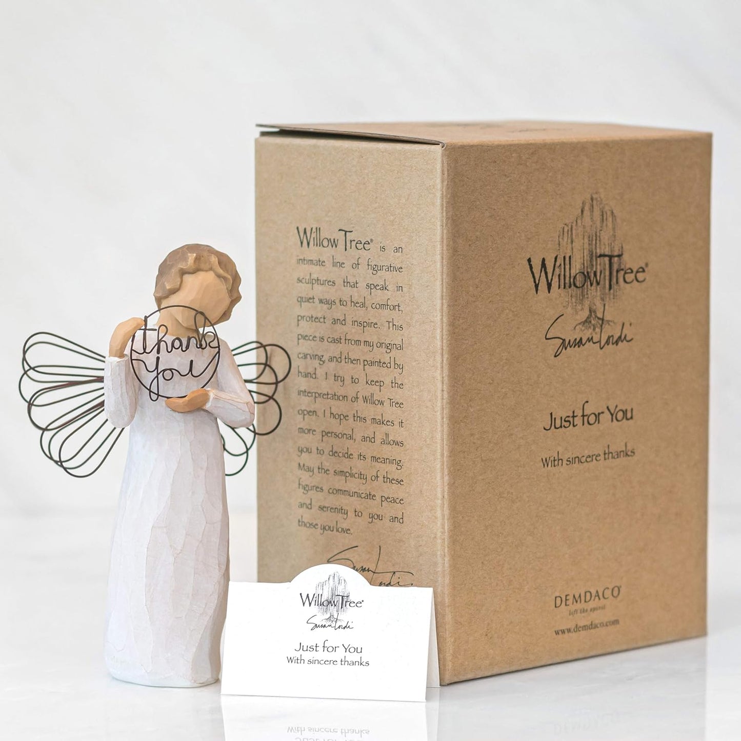 Willow Tree Just for You Angel, Sculpted Hand-Painted Angel Figure
