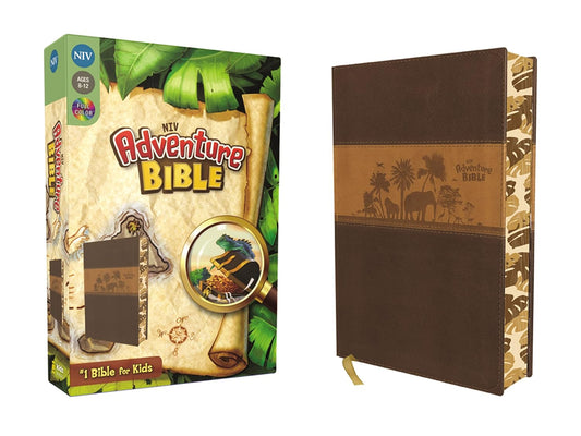 NIV Adventure Bible, Italian Duo-Tone, Chocolate/Toffee
