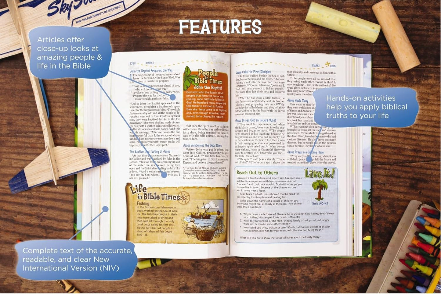 NIV Adventure Bible, Italian Duo-Tone, Chocolate/Toffee