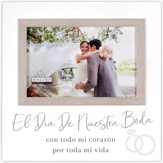 El Dia De Nuestra Boda Picture Frame