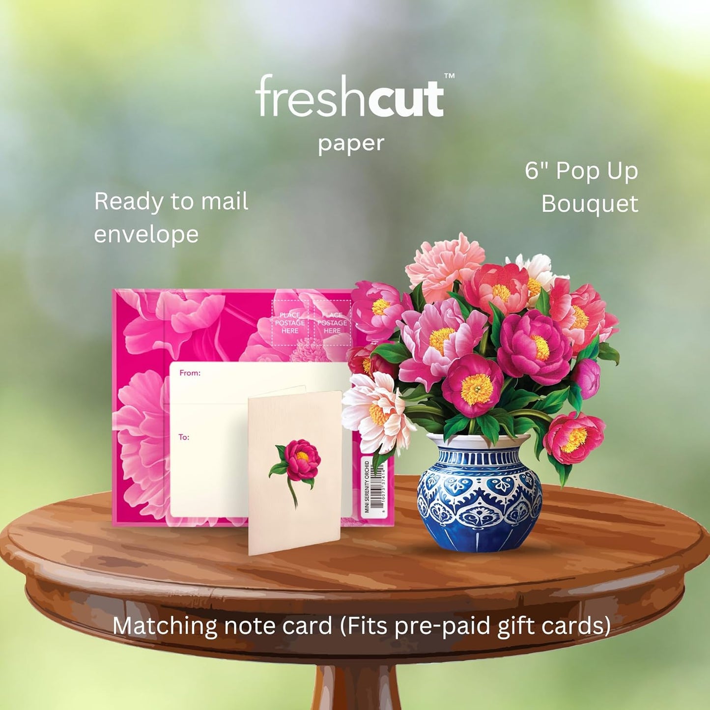 Mini Peony Paradise Pop-Up Card