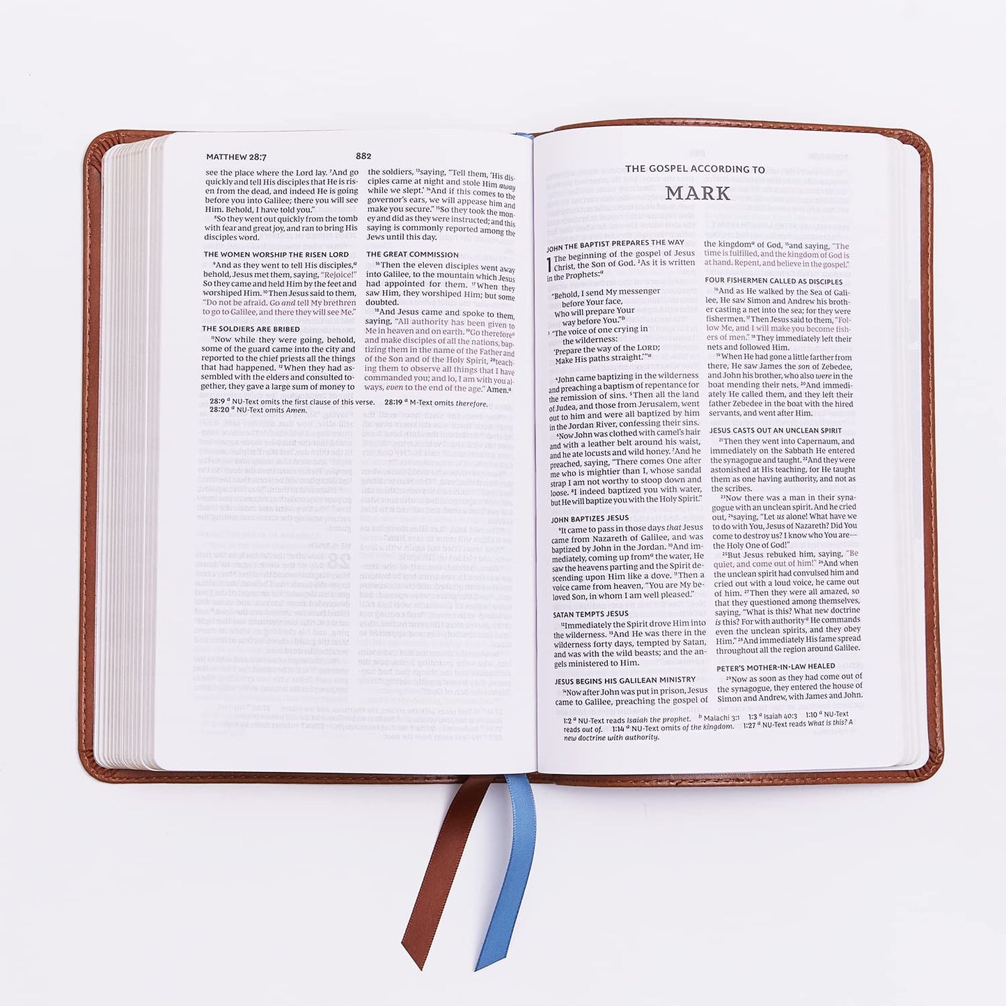 NKJV, Thinline Bible Youth Edition, Leathersoft, Blue