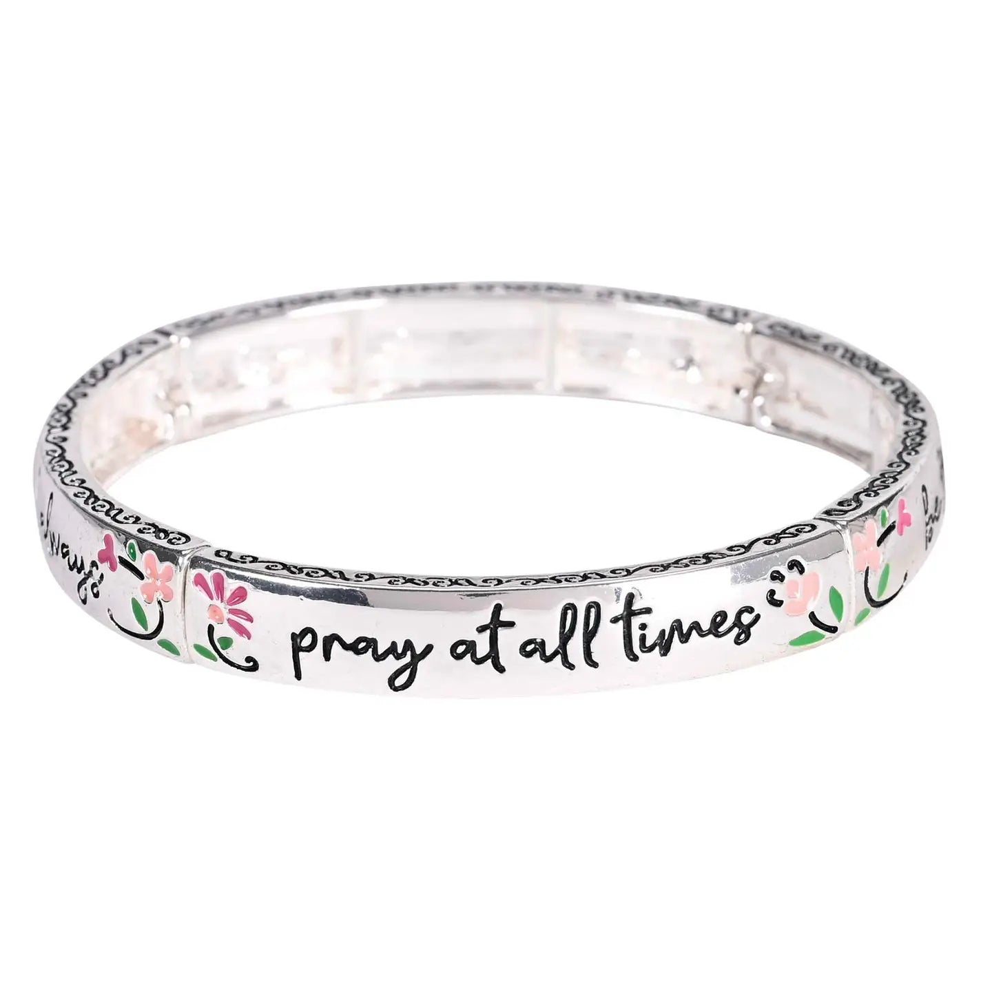 Stretch Bracelet Thessalonians 5 Floral