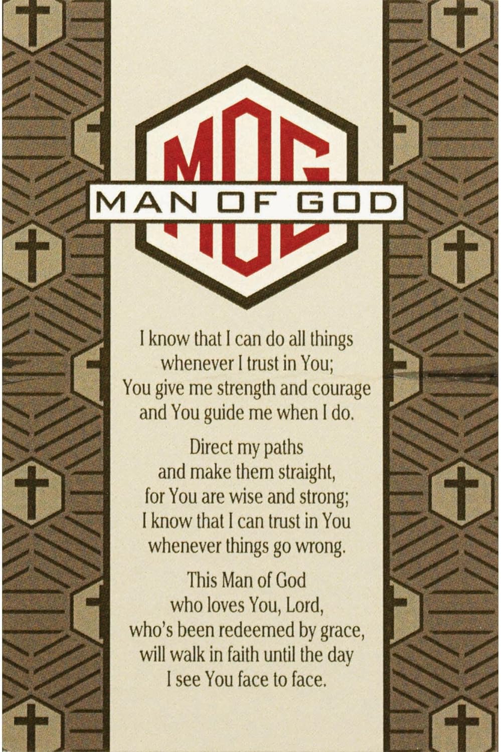 Man of God Itty Bitty Blessings Card
