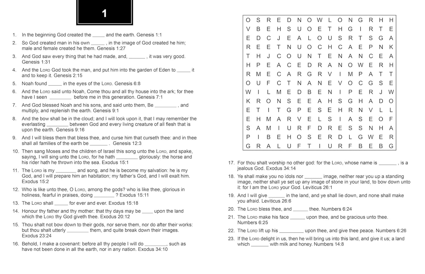 Bible Memory Verse Challenge Word Searches Large Print