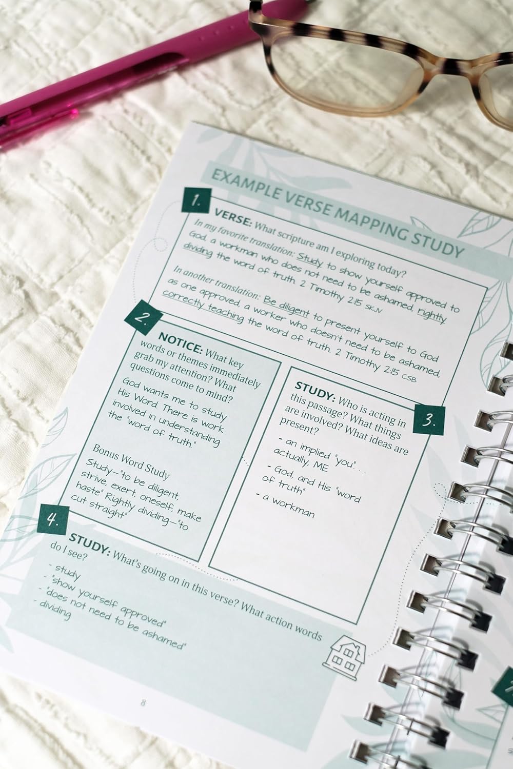 Bible Study Collective: Verse Mapping Journal: A Visual Bible Study Guide