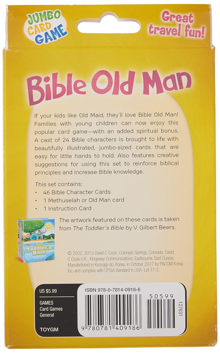 Bible Old Man (Jumbo Card Games)