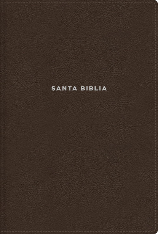 NVI, Biblia de Estudio actualizada, Revisión 2022, Leathersoft, Café, Letra grande, Interior a color, Palabras de Jesús en Rojo, con Índice, Comfort Print (Spanish Edition)