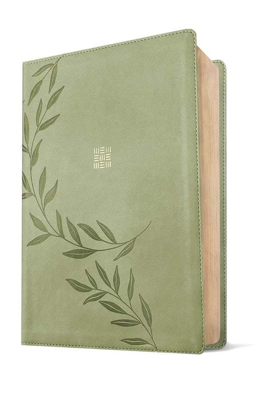 NLT Every Woman’s Bible, Filament Enabled (LeatherLike, Olive Branch Green, Red Letter)
