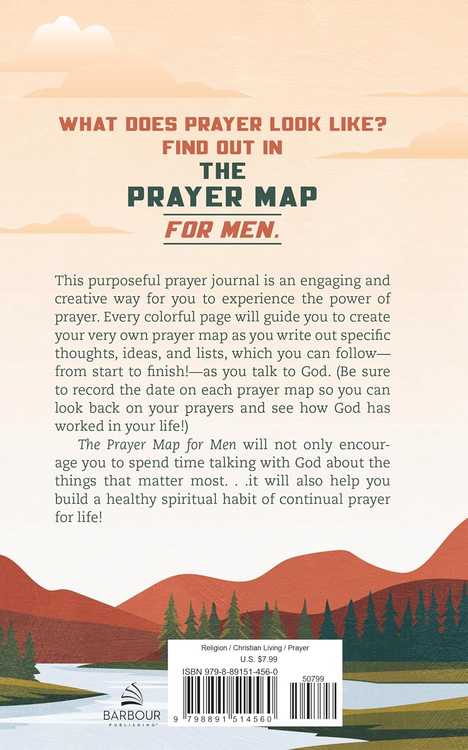 The Prayer Map for Men: A Creative Journal (Faith Maps)