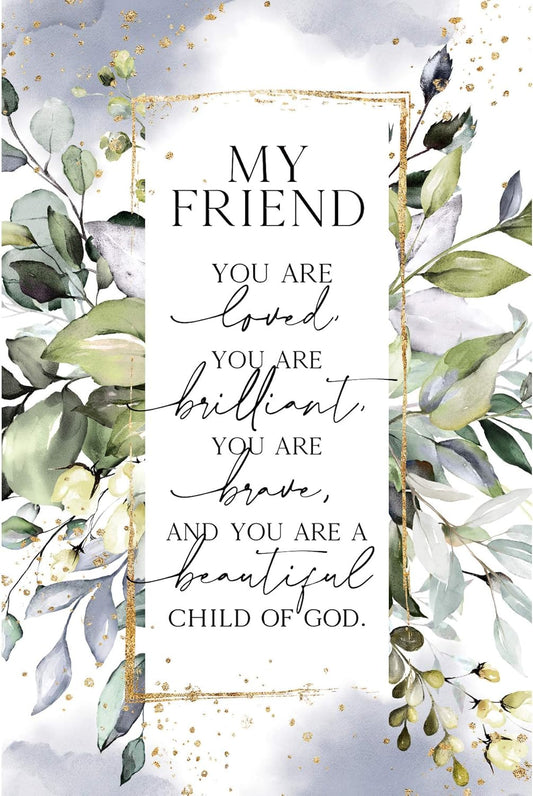 My Friend - Heaven Sent Plaques 6X9 Wood Plaque