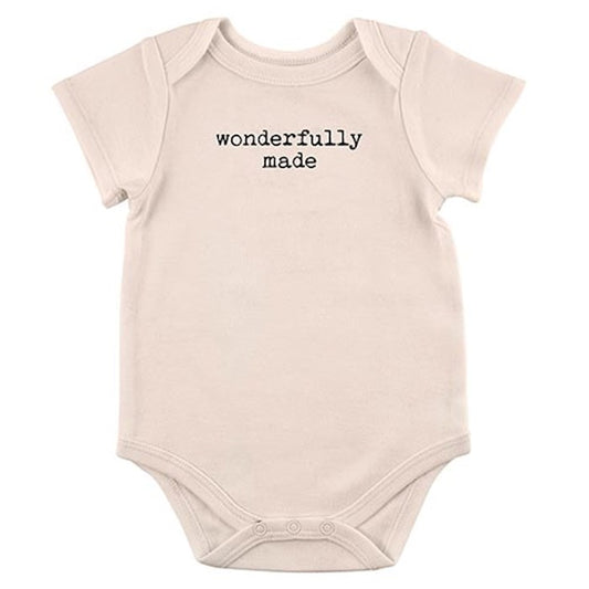 Little Blessings Snapshirt-Wonderfully Made, 0-6M