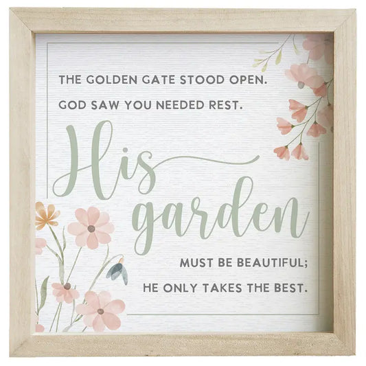 His Garden Flowers Rustic Frames