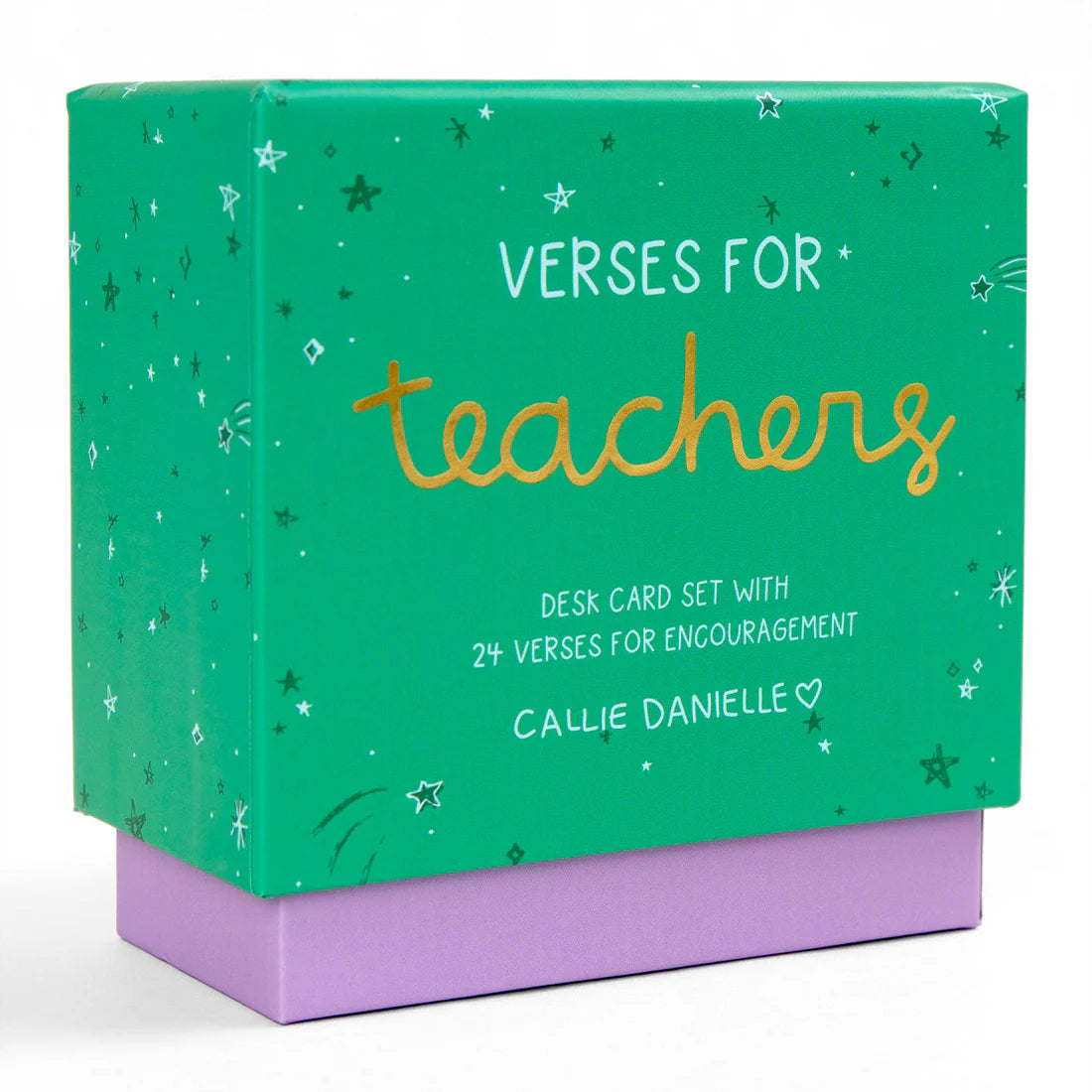 Verses For Teachers – Bible Verse Card Set with Display Stand