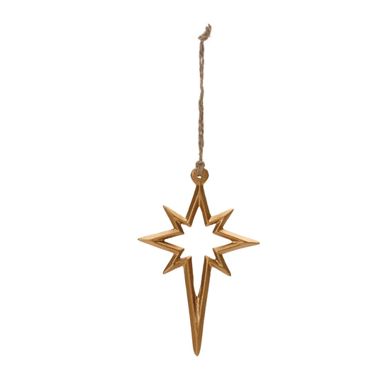 GOLD STAR ORNAMENT