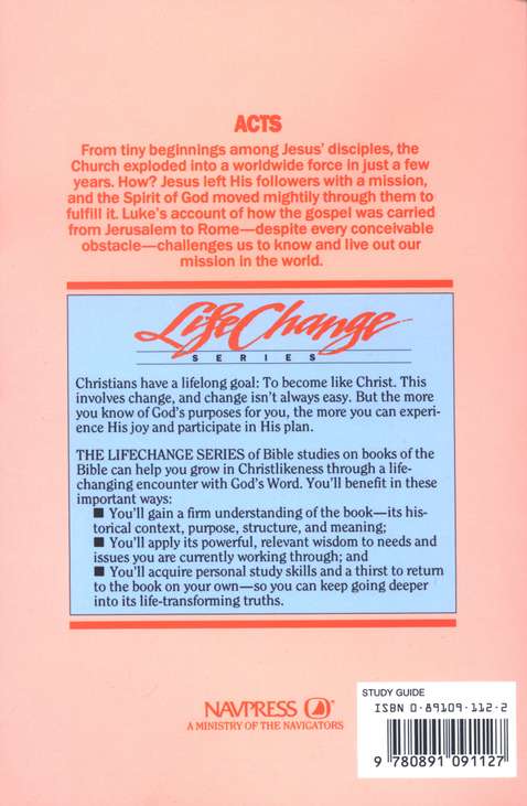 Acts, LifeChange Bible Study