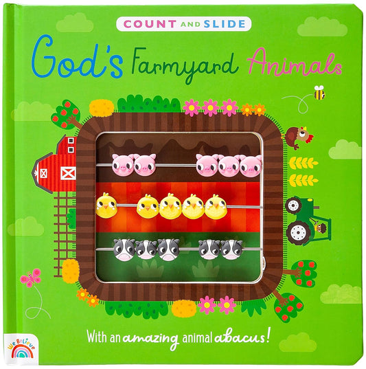 God's Farmyard Animals: A Count and Slide Book