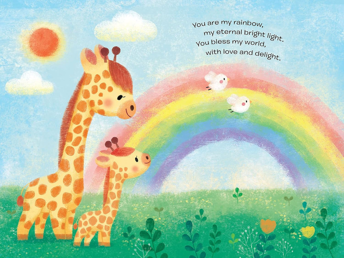 You Are My Rainbow: A Sweet Christian Board Book and Inspirational Baby Gift