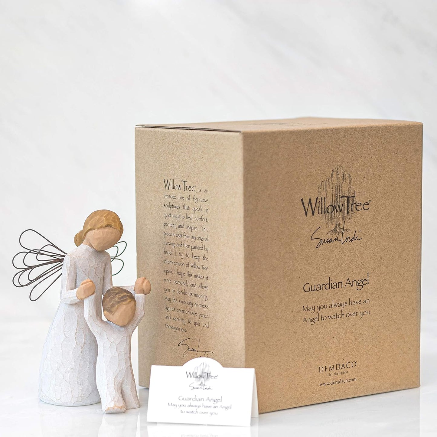 Willow Tree Guardian Angel, Sculpted Hand-Painted Figure