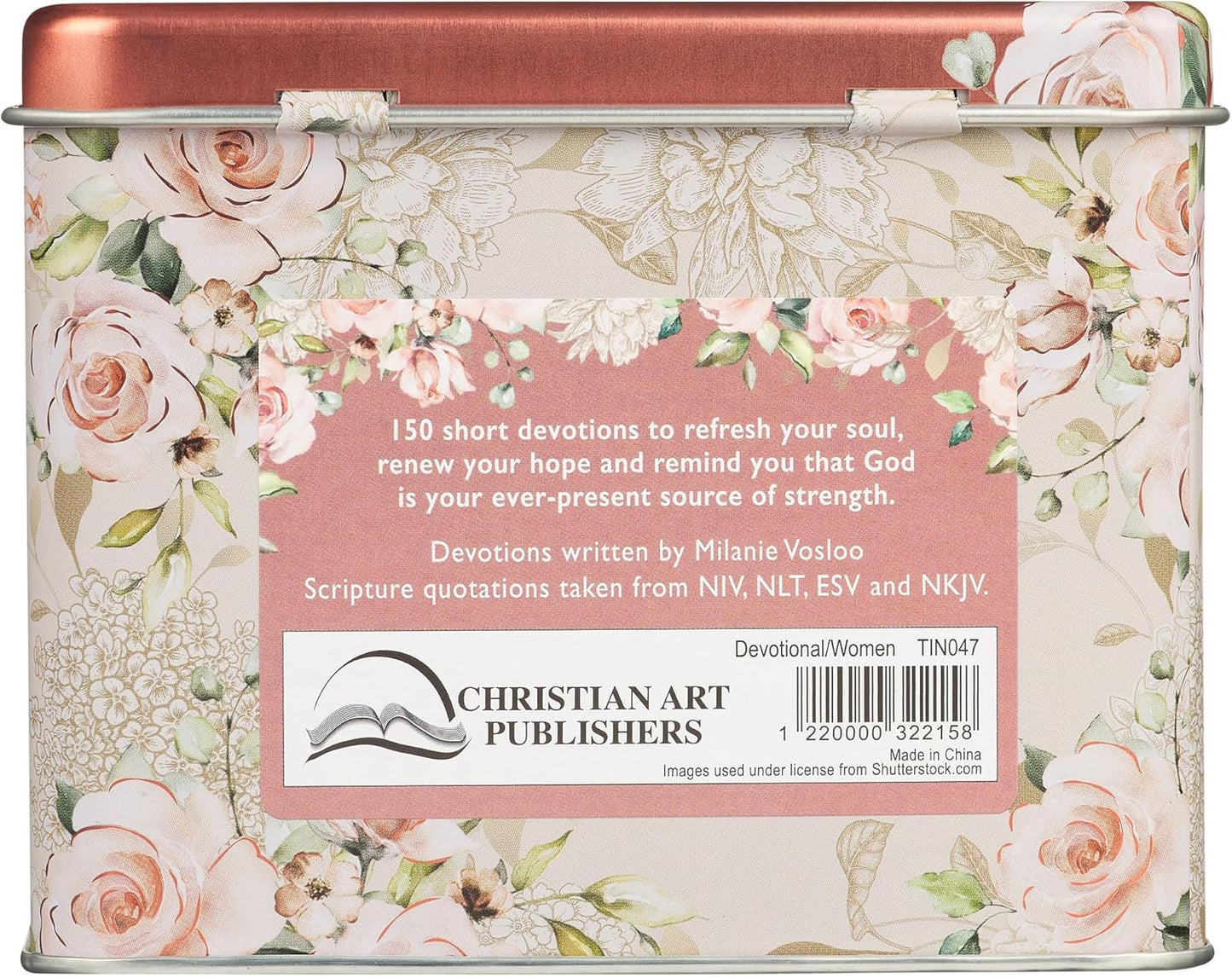 Strength for a Women's Heart Devotional Cards in a Tin