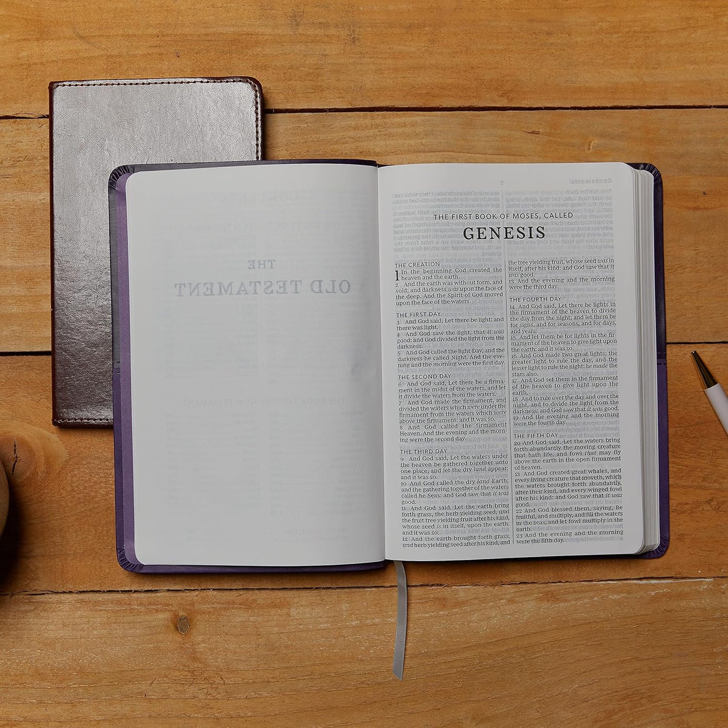KJV, Value Thinline Bible, Large Print, Imitation Leather, Purple, Red Letter Edition