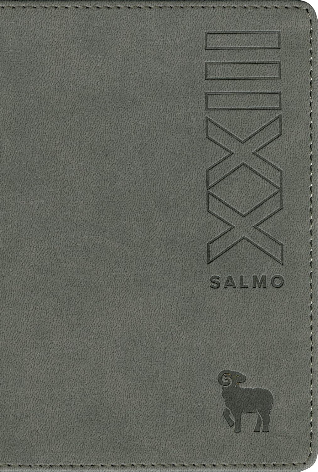Santa Biblia NTV, Edición compacta, Salmo 23 (SentiPiel, Gris)
