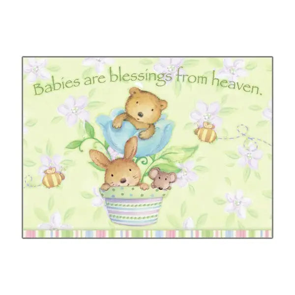 Petal Babies - Faith Baby Card- SVC6097