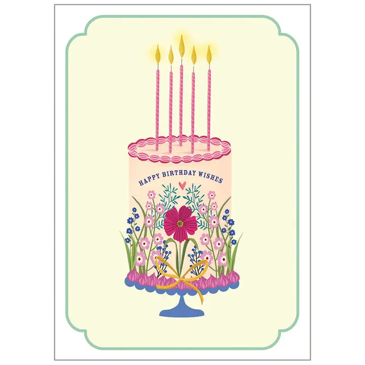 Spring Cake - Faith Birthday Card- SVD110175