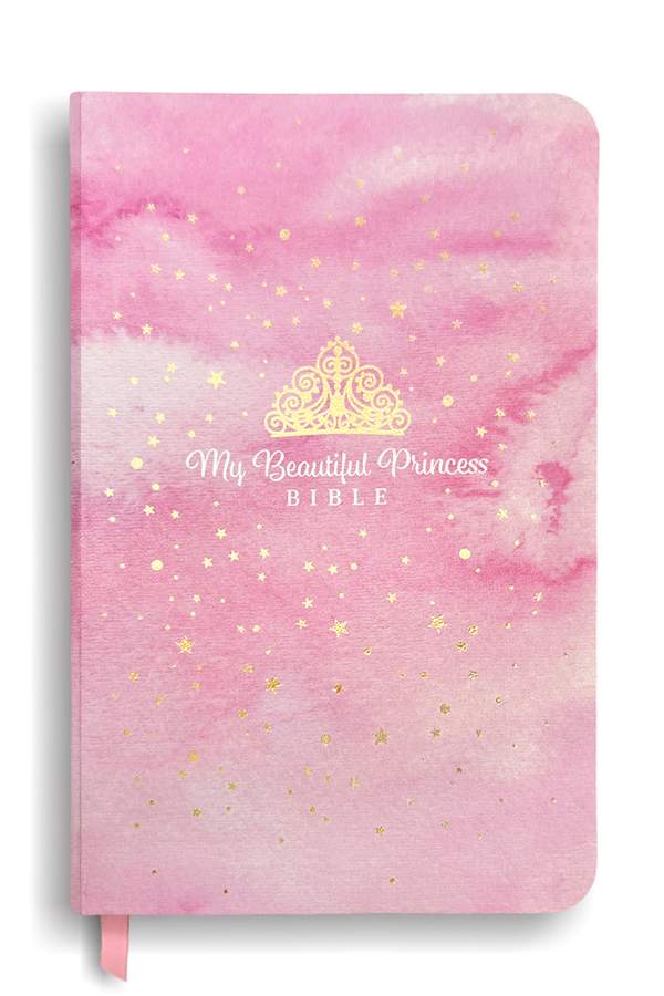 My Beautiful Princess Bible NLT (Leatherlike, Pink Sparkles)