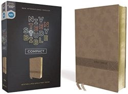 NIV, Teen Study Bible, Compact, Leathersoft, Brown, Comfort Print