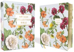 NIV, Artisan Collection Bible, Leathersoft, Blue Floral, Red Letter, Comfort Print